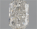 Natural Diamond 1.00 Carats, Radiant with  Cut, H Color, I1 Clarity and Certified by GIA