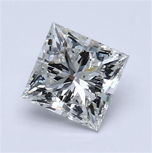 Foto Diamante Natural 0.98 quilates, Princesa , Color G, claridad VS2 y certificado GIA de