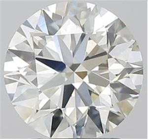 Picture of Natural Diamond 2.01 Carats, Round with Excellent Cut, I Color, VS1 Clarity and Certified by GIA