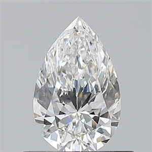 Foto Diamante Natural 0.50 quilates, De pera , Color E, claridad VS1 y certificado GIA de