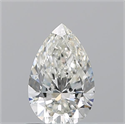 Diamante Natural 0.71 quilates, De pera , Color I, claridad IF y certificado GIA