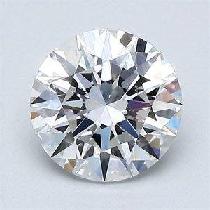 Picture of Natural Diamond 1.70 Carats, Round with Excellent Cut, E Color, VS2 Clarity and Certified by GIA