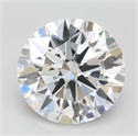 Del inventario de diamantes de laboratorio, 1.72 quilates, Redondo , Color D, claridad IF y certificado IGI