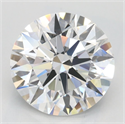Lab Grown Diamond 2.48 Carats, Round with Excellent Cut, D Color, VVS1 Clarity and Certified by GIA