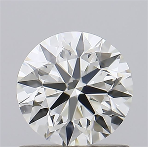 Picture of Natural Diamond 0.76 Carats, Round with Excellent Cut, J Color, VS1 Clarity and Certified by GIA