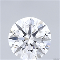 Lab Grown Diamond 2.40 Carats, Round with Ideal Cut, D Color, VVS1 Clarity and Certified by IGI