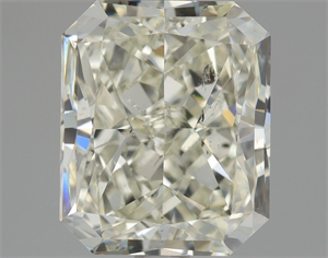 Foto Diamante Natural 2.60 quilates, Radiante , Color J, claridad SI2 y certificado HRD de