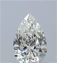 Natural Diamond 0.52 Carats, Pear with  Cut, J Color, IF Clarity and Certified by GIA