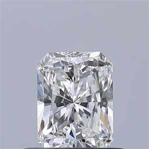 Picture of Natural Diamond 0.50 Carats, Radiant with  Cut, E Color, VVS1 Clarity and Certified by GIA