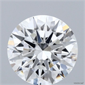 Lab Grown Diamond 3.05 Carats, Round with Ideal Cut, D Color, VVS2 Clarity and Certified by IGI