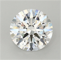 Lab Grown Diamond 3.51 Carats, Round with Ideal Cut, D Color, IF Clarity and Certified by IGI