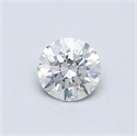 Diamante Natural 0.50 quilates, Redondo , Color H, claridad I1 y certificado GIA