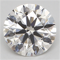 Natural Diamond 0.72 Carats, Round with Excellent Cut, H Color, VVS1 Clarity and Certified by GIA