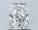 Natural Diamond 0.91 Carats, Radiant with  Cut, G Color, SI1 Clarity and Certified by GIA