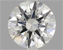 Natural Diamond 0.73 Carats, Round with Excellent Cut, I Color, IF Clarity and Certified by IGI