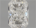 Natural Diamond 1.20 Carats, Radiant with  Cut, G Color, VS2 Clarity and Certified by GIA
