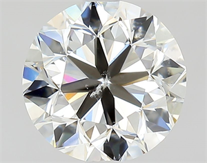 Picture of Natural Diamond 1.21 Carats, Round with Very Good Cut, H Color, SI1 Clarity and Certified by GIA
