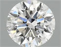 Lab Grown Diamond 1.01 Carats, Round with Excellent Cut, D Color, VS1 Clarity and Certified by IGI