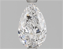 Natural Diamond 1.02 Carats, Pear with  Cut, E Color, I1 Clarity and Certified by GIA