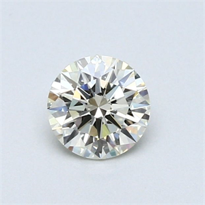 Picture of Natural Diamond 0.43 Carats, Round with Excellent Cut, L Color, VVS1 Clarity and Certified by GIA