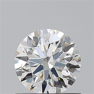 Picture of Natural Diamond 0.72 Carats, Round with Excellent Cut, F Color, VS1 Clarity and Certified by GIA
