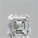 Natural Diamond 2.02 Carats, Asscher with  Cut, F Color, SI1 Clarity and Certified by GIA