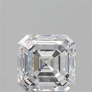 Picture of Natural Diamond 2.02 Carats, Asscher with  Cut, F Color, SI1 Clarity and Certified by GIA