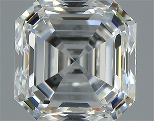 Picture of Natural Diamond 0.99 Carats, Asscher with  Cut, G Color, VVS2 Clarity and Certified by GIA