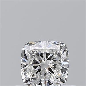 Foto Diamante Natural 0.50 quilates, Del cojín , Color F, claridad VVS2 y certificado GIA de