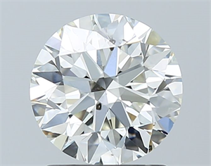 Foto Diamante Natural 1.30 quilates, Redondo , Color J, claridad SI1 y certificado GIA de