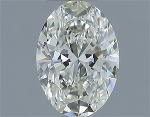 Picture of Natural Diamond 0.50 Carats, Oval with  Cut, J Color, VVS2 Clarity and Certified by IGI
