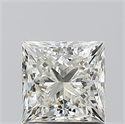 Natural Diamond 1.21 Carats, Princess with  Cut, J Color, VS2 Clarity and Certified by GIA