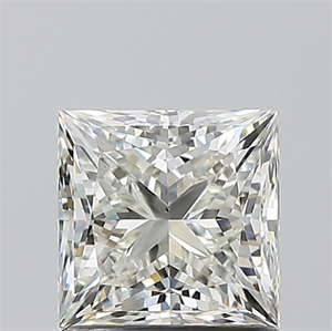 Picture of Natural Diamond 1.21 Carats, Princess with  Cut, J Color, VS2 Clarity and Certified by GIA