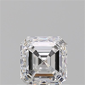Foto Diamante Natural 0.90 quilates, Asscher , Color F, claridad VS1 y certificado GIA de