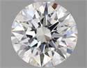 Lab Grown Diamond 1.03 Carats, Round with Ideal Cut, E Color, VS1 Clarity and Certified by IGI