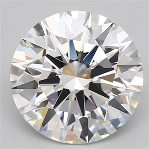 Picture of Lab Grown Diamond 5.16 Carats, Round with Ideal Cut, D Color, VVS1 Clarity and Certified by IGI
