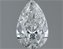 Natural Diamond 0.54 Carats, Pear with  Cut, F Color, VVS2 Clarity and Certified by GIA