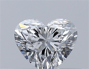 Picture of Natural Diamond 0.32 Carats, Heart with  Cut, E Color, VS1 Clarity and Certified by GIA