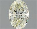 Natural Diamond 1.01 Carats, Oval with  Cut, M Color, VVS2 Clarity and Certified by GIA