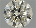 Diamante Natural 0.70 quilates, Redondo , Color K, claridad I1 y certificado IGI