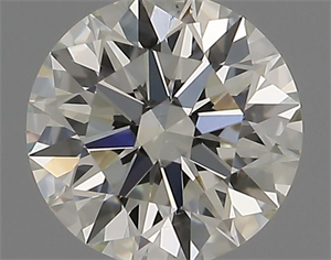 Picture of Natural Diamond 0.51 Carats, Round with Excellent Cut, J Color, VS2 Clarity and Certified by IGI