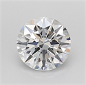 Lab Grown Diamond 1.51 Carats, Round with Ideal Cut, E Color, VVS2 Clarity and Certified by IGI