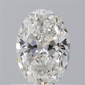 Picture of Natural Diamond 0.50 Carats, Oval with  Cut, G Color, SI1 Clarity and Certified by GIA