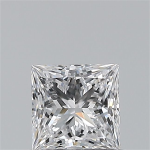 Foto Diamante Natural 0.51 quilates, Princesa , Color D, claridad VS1 y certificado GIA de