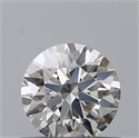 Natural Diamond 0.54 Carats, Round with Excellent Cut, F Color, VS2 Clarity and Certified by IGI