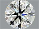 Natural Diamond 0.40 Carats, Round with Very Good Cut, J Color, SI1 Clarity and Certified by GIA