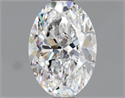 Natural Diamond 1.01 Carats, Oval with  Cut, D Color, VVS1 Clarity and Certified by GIA