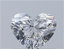 Natural Diamond 0.42 Carats, Heart with  Cut, D Color, VVS1 Clarity and Certified by GIA