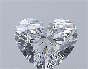Picture of Natural Diamond 0.42 Carats, Heart with  Cut, D Color, VVS1 Clarity and Certified by GIA
