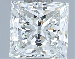 Picture of Natural Diamond 1.01 Carats, Princess with  Cut, H Color, VS1 Clarity and Certified by IGI